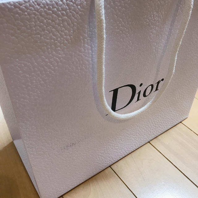 Christian Dior(クリスチャンディオール)のクリスチャンディオール　ショップ袋　黒 レディースのバッグ(ショップ袋)の商品写真