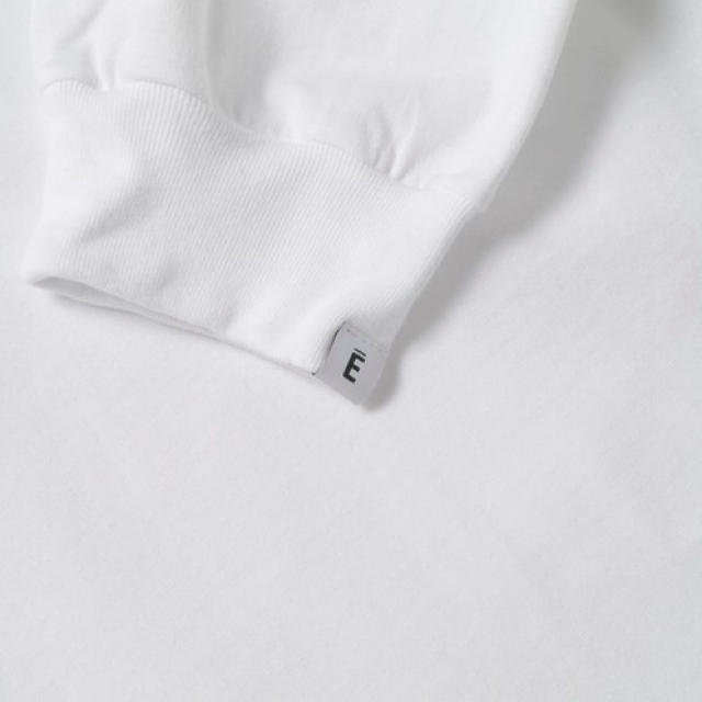 1LDK SELECT(ワンエルディーケーセレクト)の【サイズXL】ennoy NAME L/S TEE (White) メンズのトップス(Tシャツ/カットソー(七分/長袖))の商品写真
