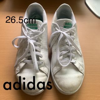 アディダス(adidas)のadidas スニーカー　白　26.5(スニーカー)