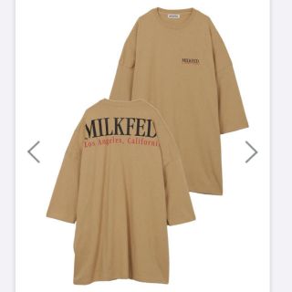 ミルクフェド(MILKFED.)のmilkfed.  BIG TEE DRESS LOS ANGELES CA(ミニワンピース)