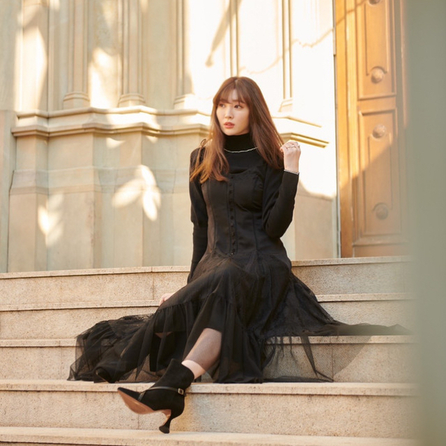 Her lip to - Herlipto キャミソールレースワンピース ドレス の Her lip to - Herlipto キャミソールレースワンピース ドレス の