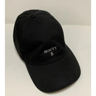 ビューティアンドユースユナイテッドアローズ(BEAUTY&YOUTH UNITED ARROWS)の美品　ビューティアンドユース　キャップ　帽子　ブラック(キャップ)
