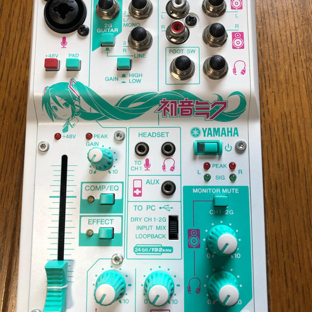 ヤマハ(ヤマハ)のAG03-MIKU 楽器のDTM/DAW(オーディオインターフェイス)の商品写真