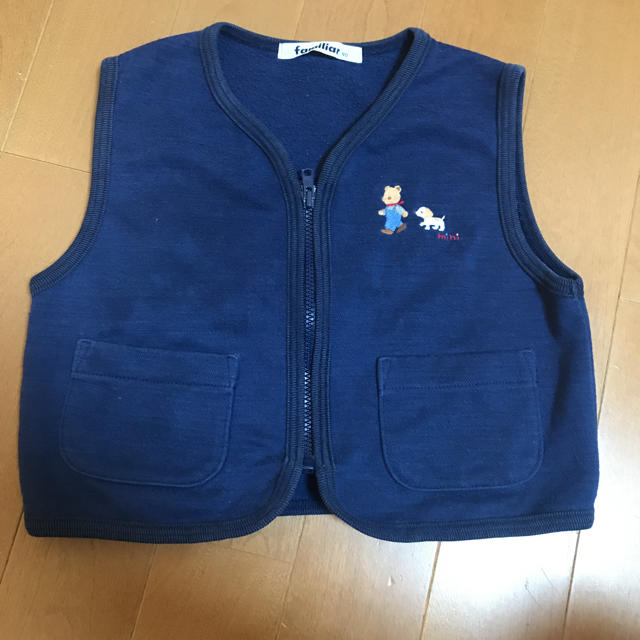 familiar(ファミリア)のファミリア　ベスト　90 キッズ/ベビー/マタニティのキッズ服男の子用(90cm~)(ニット)の商品写真