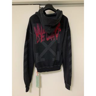 オフホワイト(OFF-WHITE)のoff-white オフホワイト　パーカー　新品タグ付　定価11万円　サイズXS(パーカー)