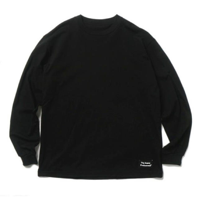 【サイズXL】ennoy NAME L/S TEE (Black)