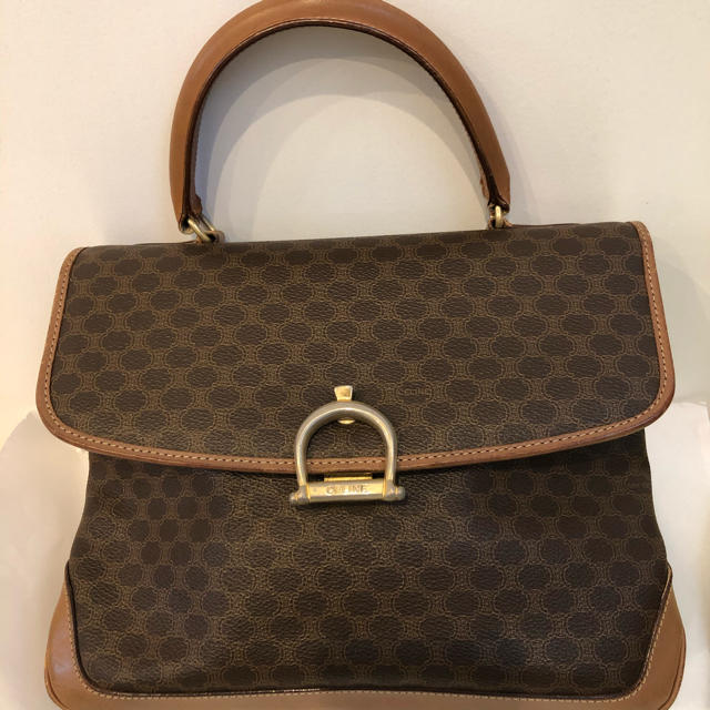 正規販売店 セリーヌ CELINE マカダムハンドバッグ - www