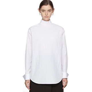 ジルサンダー(Jil Sander)のJIL SANDER White Darleen Blouse Shirt(シャツ/ブラウス(長袖/七分))