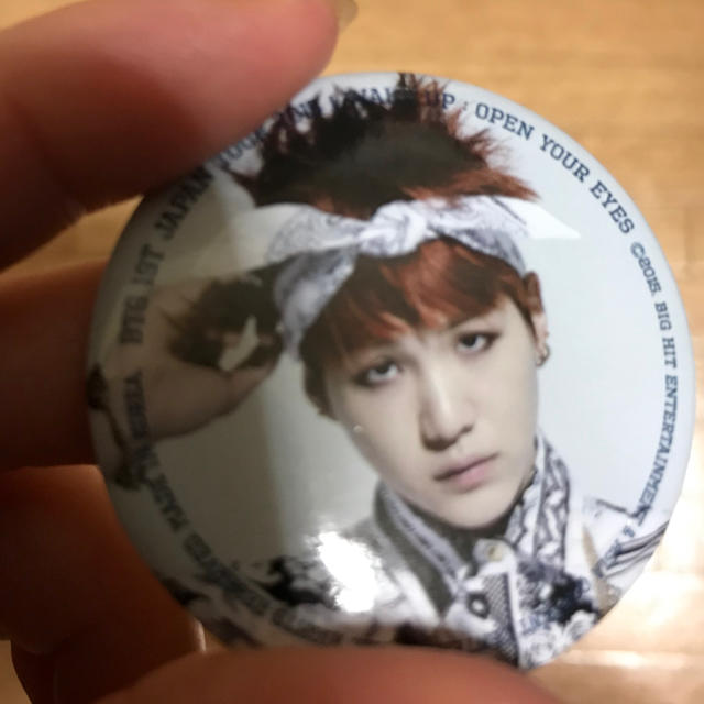 【貴重】BTS 1st JAPAN TOUR2015 缶バッジ SUGA ユンギ 2