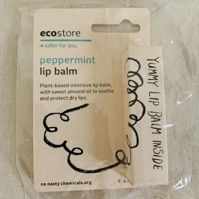 Cosme Kitchen(コスメキッチン)の■yun様専用■リップバーム 【ペパーミント】ecostore（エコストア） コスメ/美容のスキンケア/基礎化粧品(リップケア/リップクリーム)の商品写真