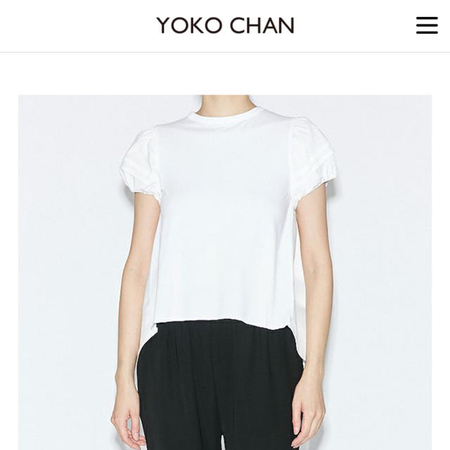 yoko chan パフスリーブカットソー レディース トップス