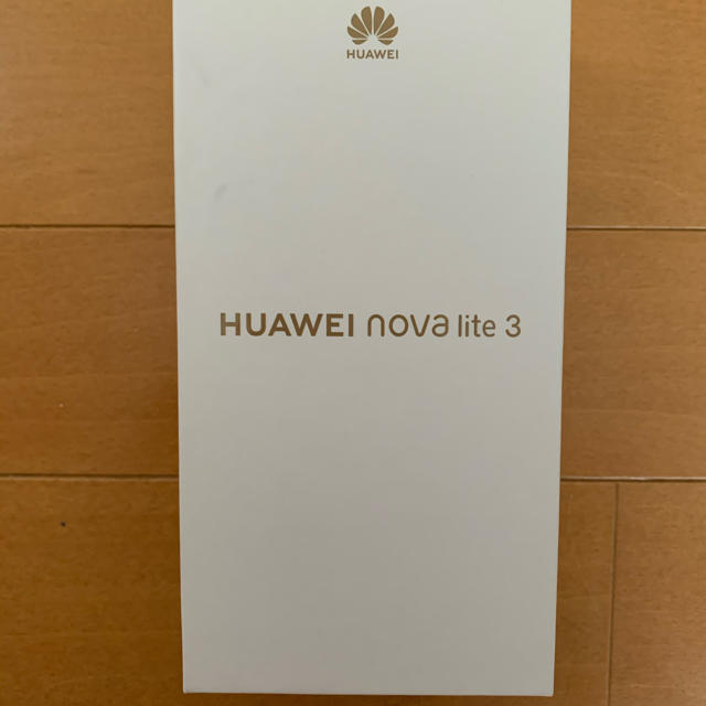 Huawei nova lite 3  SIMフリー 新品未開封オーロラルブルー