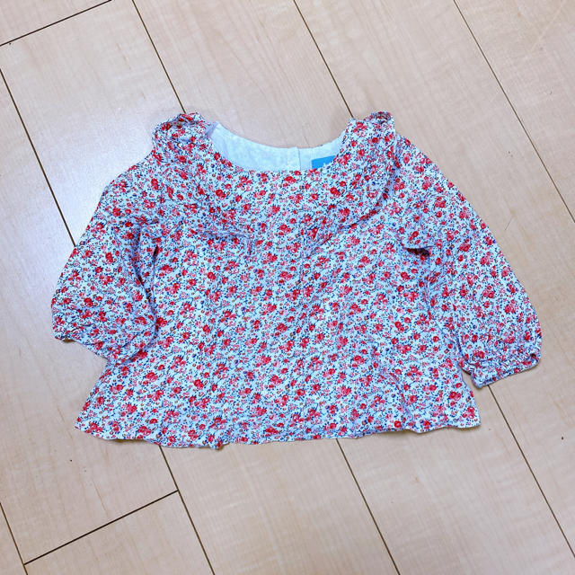 GAP(ギャップ)の専用★花柄　ブラウス トップス　80 長袖Tシャツ トップス　チュニック キッズ/ベビー/マタニティのベビー服(~85cm)(シャツ/カットソー)の商品写真