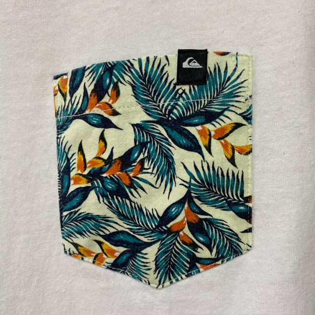 QUIKSILVER(クイックシルバー)のQUIKSILVER メンズレディース 白ホワイトTシャツ ポケット S メンズのトップス(Tシャツ/カットソー(半袖/袖なし))の商品写真