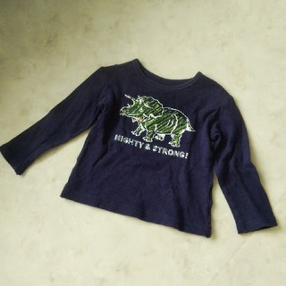 アンパサンド(ampersand)のampersand 恐竜 長袖Tシャツ 90(Tシャツ/カットソー)
