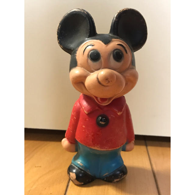 Disney Mickey Mouse ディズニー ミッキーマウス ソフビ人形のサムネイル