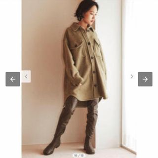 スナイデル(SNIDEL)の●今週限定値下げ【美品】SNIDEL ウールシャツジャケット 藤田ニコル佐々木希(シャツ/ブラウス(長袖/七分))