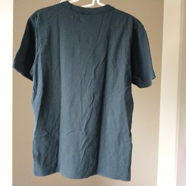 UNIQLO(ユニクロ)のUNIQLO U　ダークグリーンTシャツ　メンズSサイズ メンズのトップス(Tシャツ/カットソー(半袖/袖なし))の商品写真