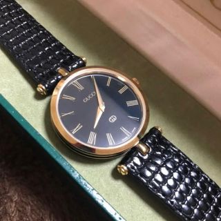 GUCCI グッチ シェリーライン レディース 腕時計 クォーツ 電池交換済み-