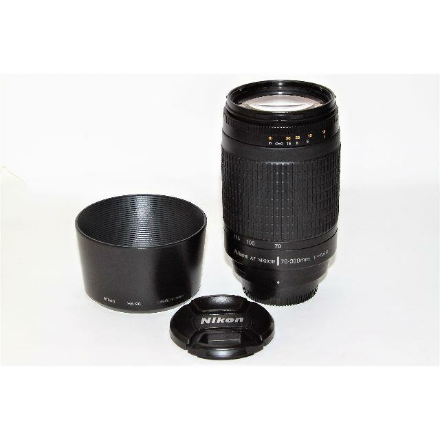 Nikon(ニコン)の【美品】Nikon AF NIKKOR 70-300mm 1:4-5.6 G スマホ/家電/カメラのカメラ(レンズ(ズーム))の商品写真