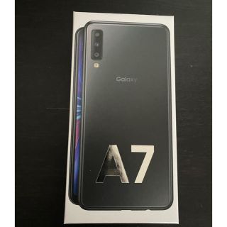 新品未使用 Galaxy A7 ブラック 64 GB SIMフリー