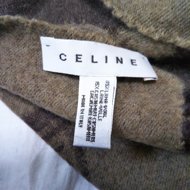 celine(セリーヌ)のCELINE マフラー　リバーシブル　美品 レディースのファッション小物(マフラー/ショール)の商品写真