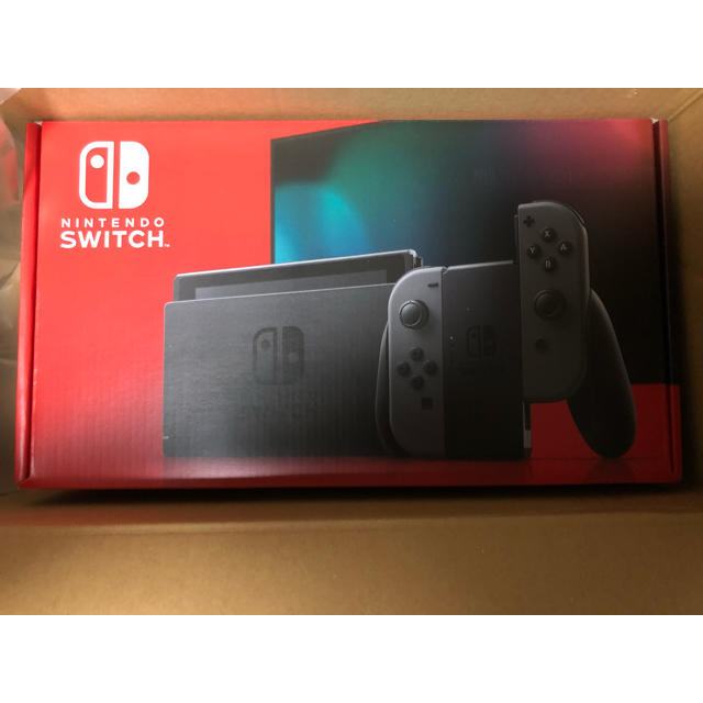 ニンテンドースイッチ 新型 新品未開封品 グレー Nintendo switch