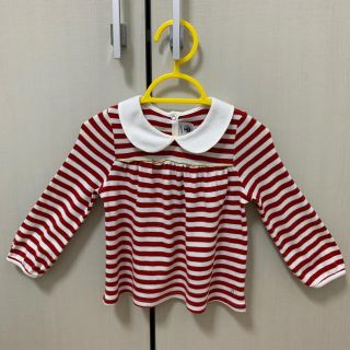 プチバトー(PETIT BATEAU)のプチバトー 長袖Tシャツ 24M(86)(シャツ/カットソー)