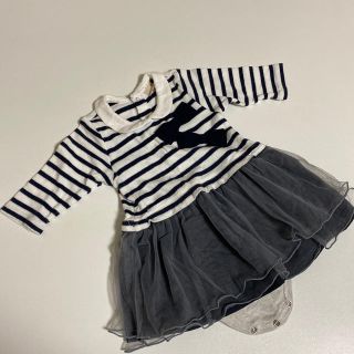 プティマイン(petit main)のプティマイン　サイズ70 70 ロンパース　ワンピース　子供服(ワンピース)