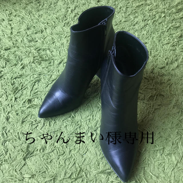 ちゃんまい様専用 DIANA ショートブーツ 本革 黒 24cm - www.glycoala.com