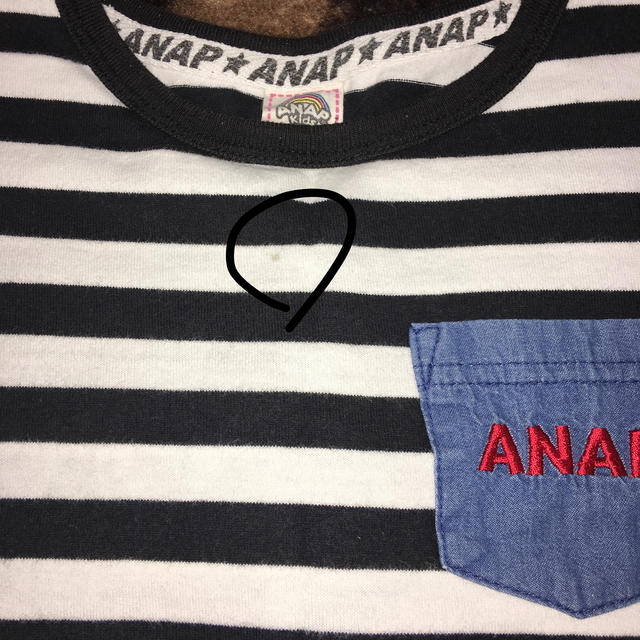 ANAP Kids(アナップキッズ)のアナップキッズ  シャツ キッズ/ベビー/マタニティのキッズ服女の子用(90cm~)(Tシャツ/カットソー)の商品写真