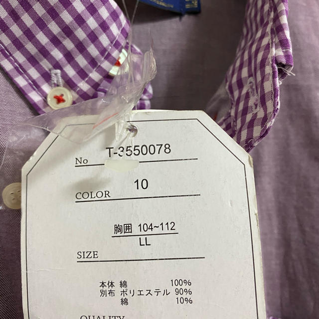 シャツ　七分袖　タグ付き メンズのトップス(シャツ)の商品写真