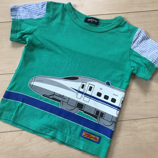 kladskap(クレードスコープ)の100センチ　クレードスコープ  プラレール  新幹線　電車　Tシャツ キッズ/ベビー/マタニティのキッズ服男の子用(90cm~)(Tシャツ/カットソー)の商品写真