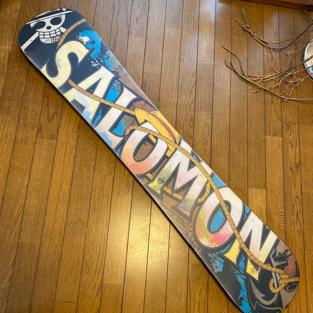 スノーボード　salomon ONE PIECE 麦わら　板