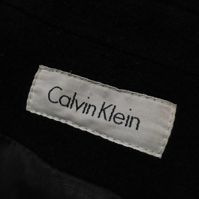 Calvin Klein(カルバンクライン)のカルバンクライン ロングコート 黒 14 レディースのジャケット/アウター(ロングコート)の商品写真