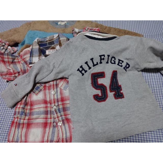 TOMMY HILFIGER(トミーヒルフィガー)のブランド長袖 KIDS90cm ３枚TOPS KRIFFMAYER ウエスタン キッズ/ベビー/マタニティのキッズ服男の子用(90cm~)(ニット)の商品写真