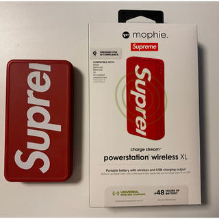 シュプリーム(Supreme)のSupreme Mophie Powerstation wireless XL(バッテリー/充電器)