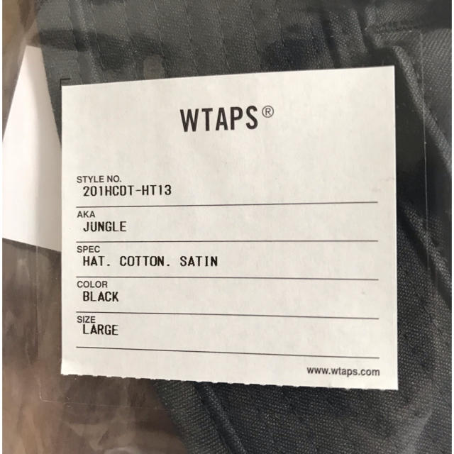 W)taps(ダブルタップス)の【L】WTAPS JUNGLE / HAT. COTTON. SATIN メンズの帽子(ハット)の商品写真