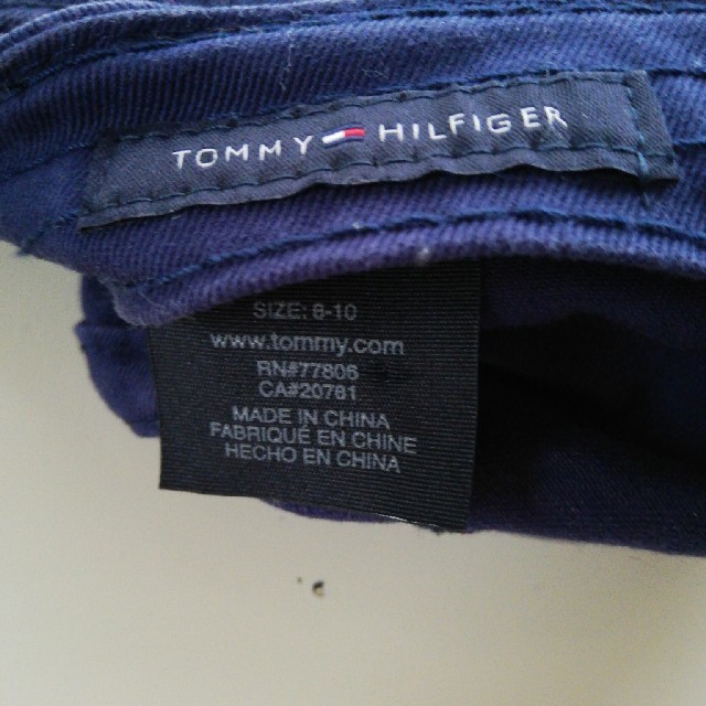 TOMMY HILFIGER(トミーヒルフィガー)のトミーフィルガー　キッズ帽子 キッズ/ベビー/マタニティのこども用ファッション小物(帽子)の商品写真