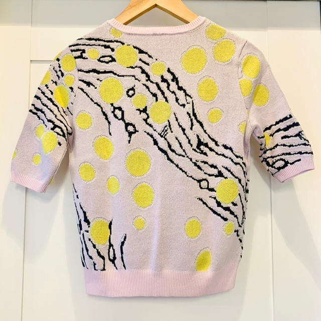 CARVEN(カルヴェン)のCARVEN 半袖ニット ラベンダー レディースのトップス(ニット/セーター)の商品写真