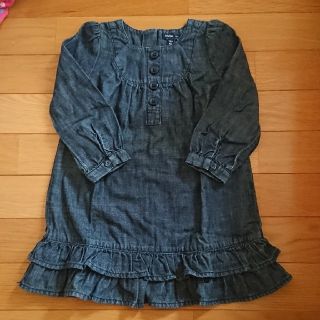 ベビーギャップ(babyGAP)のbabyGAP デニムワンピース 100(ワンピース)