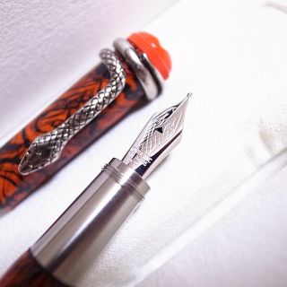 モンブラン(MONTBLANC)のモンブラン　万年筆　ヘリテイジ　サーペントマーブル　ニブM(ペン/マーカー)