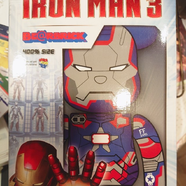 MEDICOM TOY(メディコムトイ)のIRON MAN 3 BE@RBRICK 400% エンタメ/ホビーのフィギュア(その他)の商品写真