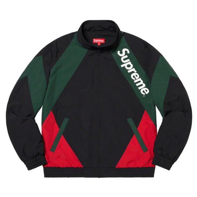 Supreme Paneled Track Jacket 黒Mジャケット/アウター