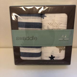 エイデンアンドアネイ(aden+anais)の【新品】swaddle aden + anais おくるみ(おくるみ/ブランケット)