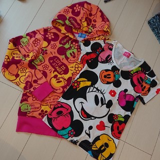 ディズニー(Disney)のパーカー*Tシャツ セット(Tシャツ(半袖/袖なし))