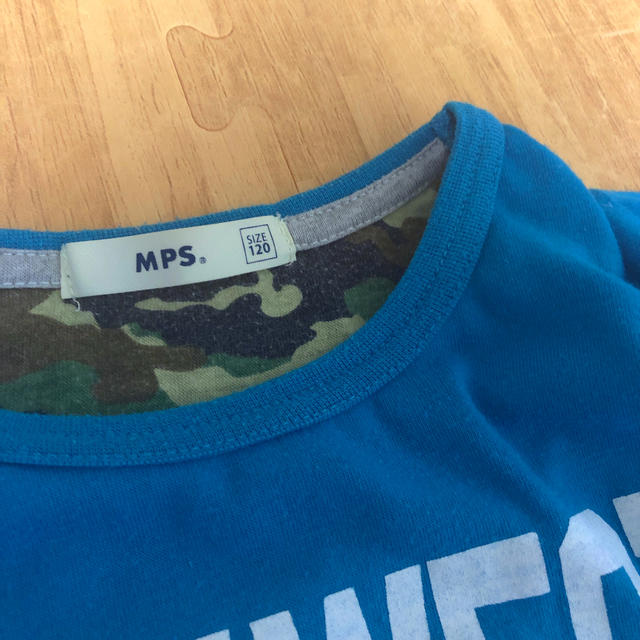 MPS(エムピーエス)の[わんわん様専用]子供120㎝☆レイヤード風ロングＴシャツ キッズ/ベビー/マタニティのキッズ服男の子用(90cm~)(Tシャツ/カットソー)の商品写真