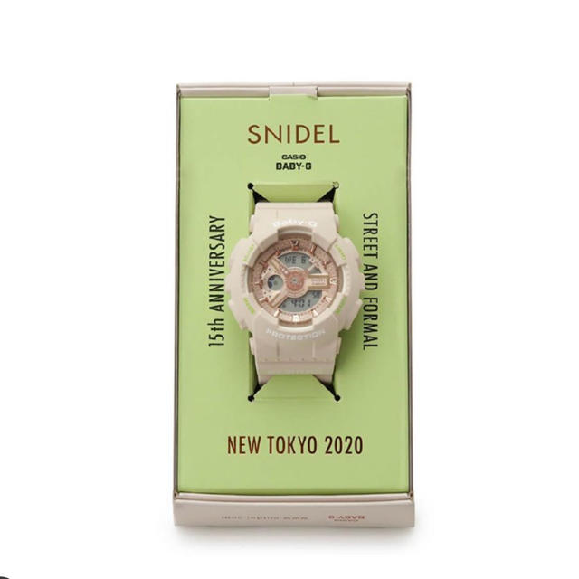 SNIDEL(スナイデル)のsnidel 15周年記念コラボ　baby-g レディースのファッション小物(腕時計)の商品写真