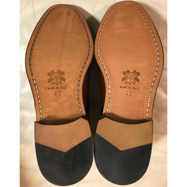 Santoni(サントーニ)の【専用】新品⭐️made in ITALY  本革　チャッカブーツ　ブラウン メンズの靴/シューズ(ドレス/ビジネス)の商品写真