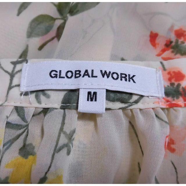 GLOBAL WORK(グローバルワーク)の 【グローバルワーク 】シフォンガウンワンピース☆花柄フラワープリント レディースのワンピース(ロングワンピース/マキシワンピース)の商品写真